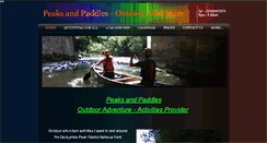 Desktop Screenshot of peaksandpaddles.org